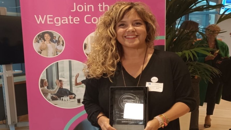 Cristina Gutiérrez guardonada amb el Premi Wegate per a Dones Emprenedores a Europa